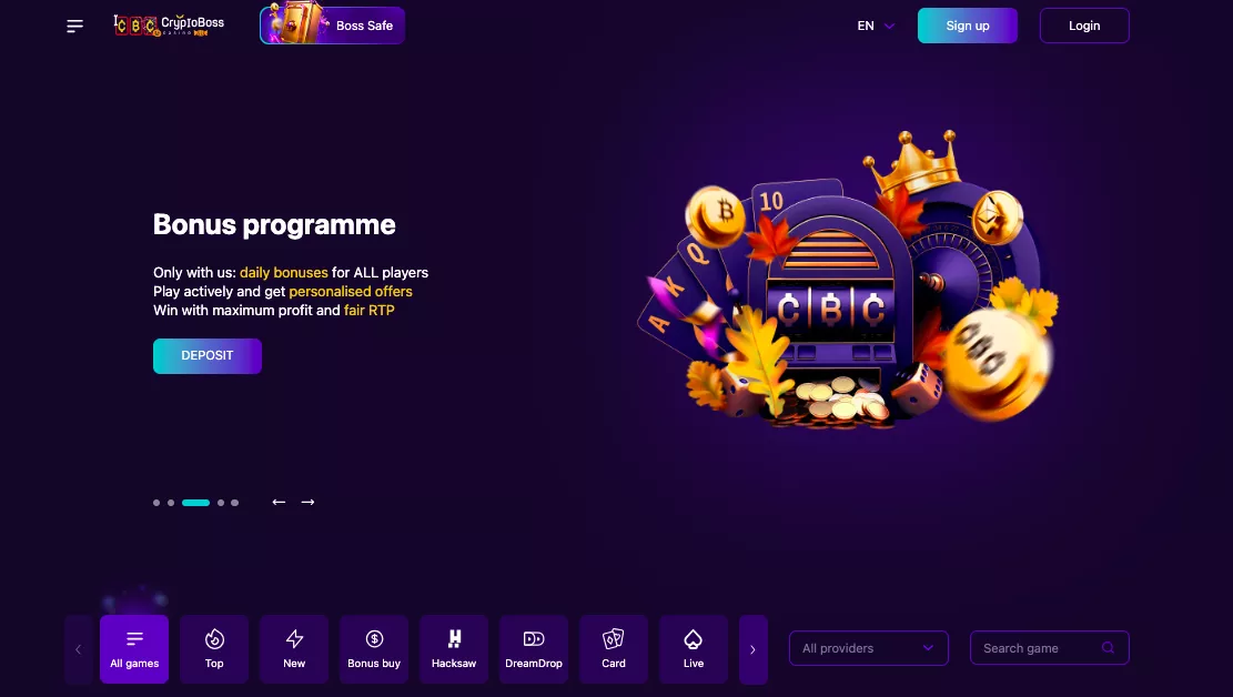 Cryptoboss casino cryptocasino