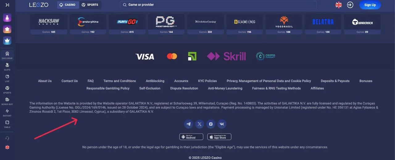 ліцензія в крипто казино