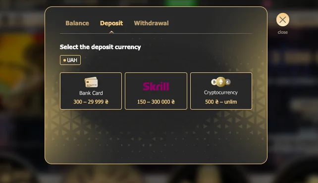 депозит в крипто казино